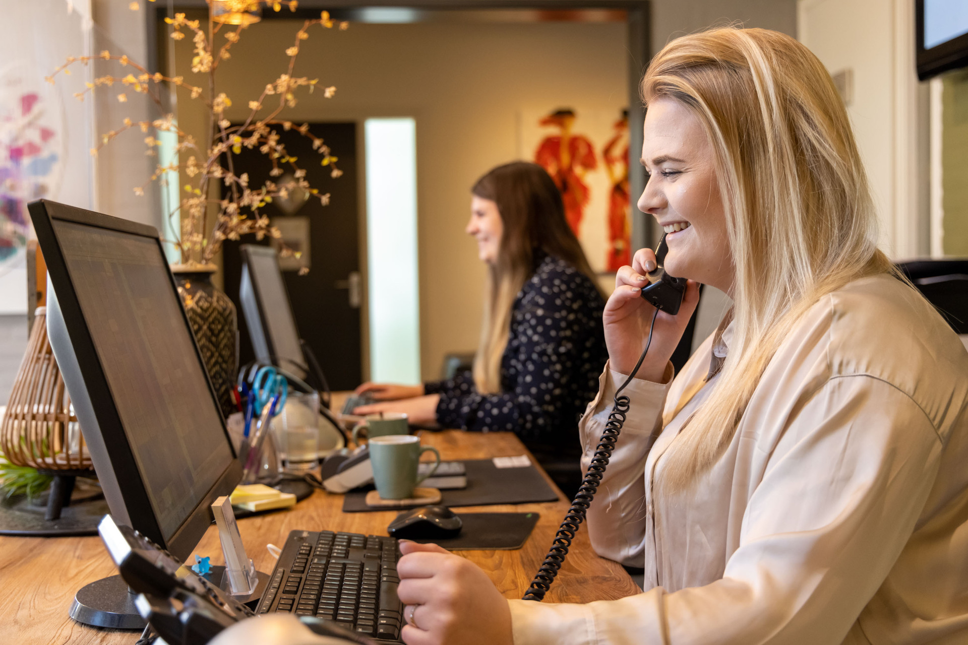 Service balie aan het werk Gezonde Mooie Tanden Breda